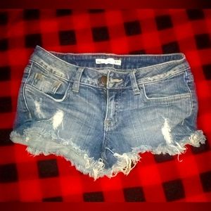 Denim shorts